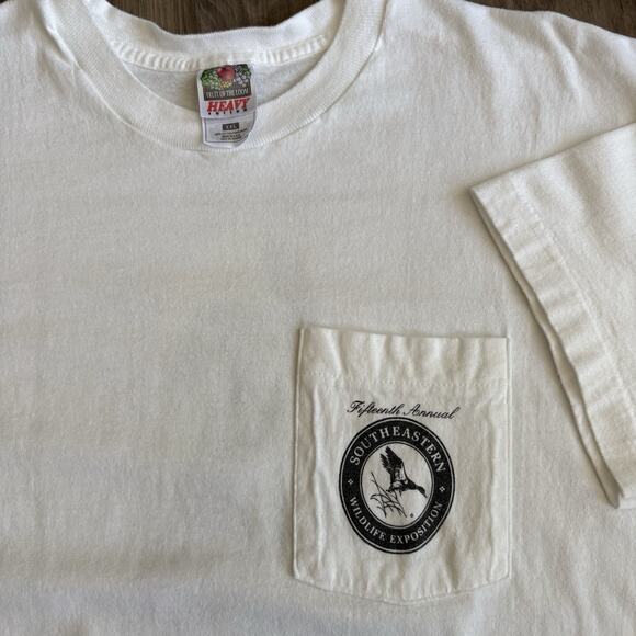 Vintage 1990s Bird Animal Nature Photography Graphic T Shirt Men's Size XL / XXL - Picture 6 of 7